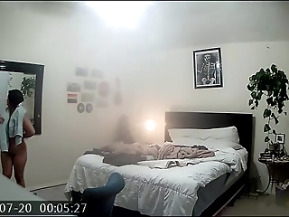 Hidden Camera Of Young Teen In Bedroom